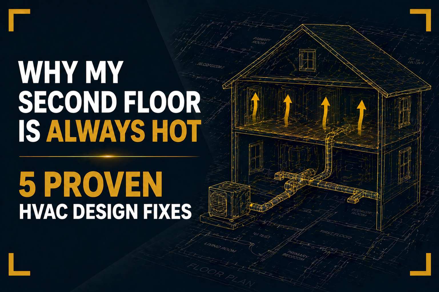 Why Your Second Floor Is Always Hot – 5 HVAC Design Mistakes Explained